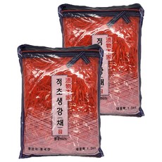 토호식품 적초생강 채, 2개, 1.3kg