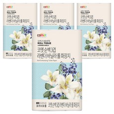 comet 純白3層薰衣草香草捲筒衛生紙 30m, 30入, 4個