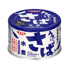 SSK 清水食品 水煮鯖魚罐 日本宮城縣產 無添加化學調味料, 150g, 1罐