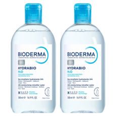 바이오더마 하이드라비오 H2O 클렌징 워터, 500ml, 2개