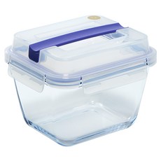 OVEN LOCK Ovenglass提把長方形玻璃保鮮盒, 保鮮盒 2.7L, 1個