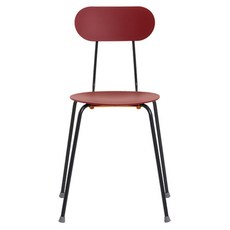 마지스 마리올리나 체어 방문설치, 그레이 + 버건디, 1개