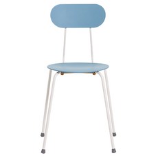 마지스 마리올리나 체어 방문설치, 화이트 + 스카이블루, 1개