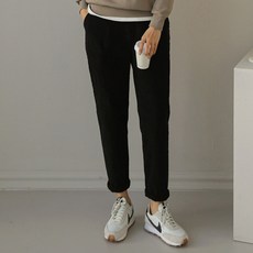 CHICFOX 女款素色刷絨寬鬆長褲