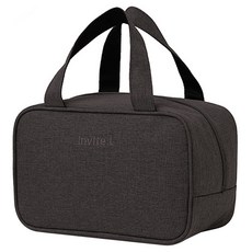 MakeMine 上班族學生便當保溫保冷袋 野餐午餐袋 保冷袋, 1個, 黑色