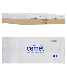 comet 經濟型營業用獨立包裝濕紙巾, 1入, 1000包