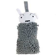 Shinchan 蠟筆小新 擦手巾, 白色, 鈕釦式掛帶, JH21-AI0004, 1個