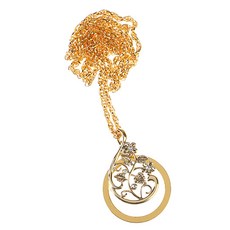 Dr. Phelis J 便攜式閱讀放大鏡項鍊 金色, 1個, 單一商品