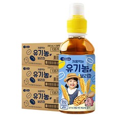 베베쿡 처음먹는 유기농 아기보리차 PET, 200ml, 72개