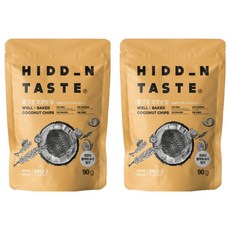 HIDD_N TASTE 烘焙椰子脆片, 90g, 2個