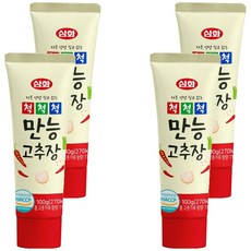 삼화식품 척척척 만능 고추장, 100g, 4개