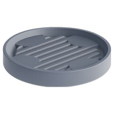 DAISYAHN 防過濕附輪圓形花盆底座, 1個, 炭灰色