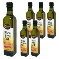 GoldenField 玄米油, 500ml, 6瓶