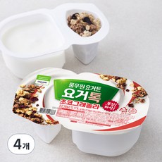 풀무원 다논 요거톡 초코그래놀라 2개입, 129g, 4세트