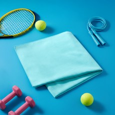 코멧 스포츠 타월 40x90cm, 민트, 1개