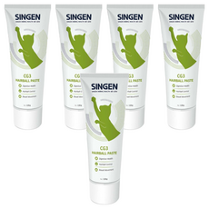 SINGEN 信元發育寶 CG3 貓用化毛膏 120g，含牛磺酸，幫助消化毛球，維持消化道機能，改善大便型態, 溫和化毛, 5條