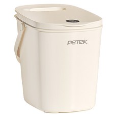 PeTeK 科技養寵 寵物真空儲糧桶 MA-01 13L 自動真空 續航力60天 智能恆壓, 奶白色, 1個