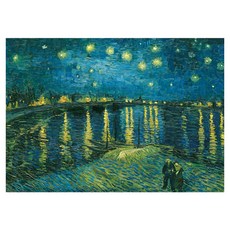 PUZZLE LIFE 隆河上的星夜名畫拼圖, 51x73.5cm