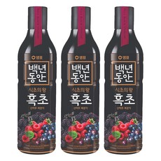 Sempio 膳府 山葡萄覆盆子玄米黑醋, 900ml, 3個