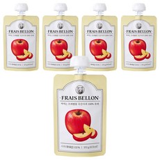 프레벨롱 짜먹는 국산 과일퓨레, 사과, 100g, 5개