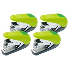 PLUS 普樂士 平釘釘書機 Karu-Hit 10號針 ST-010VNH, 綠色, 4個