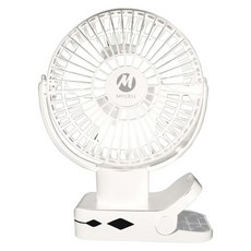 MYCEll 積進科技 無印風多功能USB夾式隨身電風扇, MY-UF-022W, 白色