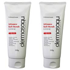 DermasaQu 進階溫和磨砂膏, 200g, 2個