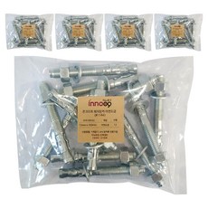 Ino工具混凝土楔形錨栓 鋅鍍膜, 5個