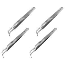 VETUS 優質不鏽鋼精密鑷子 ST-15, 單一顏色, 4個