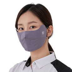 비안 UV차단 스포츠 마스크, 그레이, 1개