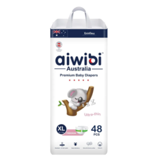 aiwibi 愛薇彼 零觸感瞬吸黏貼型尿布 12~17kg, XL, 48片