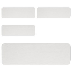 珪藻土托盤杯墊 A款 8 x 22 cm, 4個, 白色