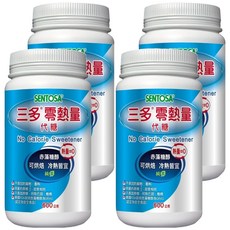 SENTOSA 三多 零熱量代糖 美國FDA認定 赤藻糖醇 冷熱皆宜 適合烘焙, 600g, 4瓶