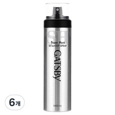 갸스비 셋&킵 슈퍼하드 헤어스프레이, 263ml, 6개