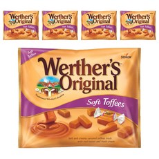 Werther's Original 道地的偉特 太妃軟糖, 5袋, 600g