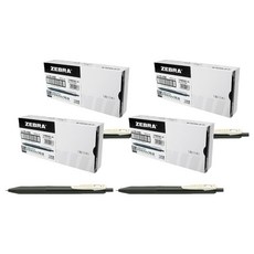 ZEBRA 斑馬牌 SARASA CLIP 復古中性筆 0.5mm 10支, 懷舊黑, 4個