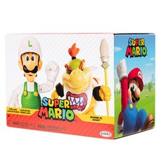 jakks PACIFIC 超級馬里奧人偶 Fire Luigi+Koopa 套組 10 cm 411814, 1套