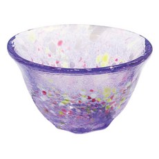 TOMI GLASS 富哨子 CRAFT 清酒杯 茶杯, 敲打玻璃, 70ml, 7.7x4.5cm, 日本產, 紫色, 1個