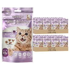 Hulu Cat 化毛潔牙餅, 60g, 鮪魚, 24包