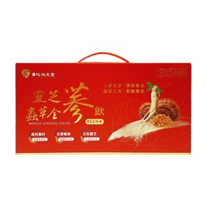 華陀扶元堂 靈芝蟲草全蔘飲 5瓶, 700g, 1盒