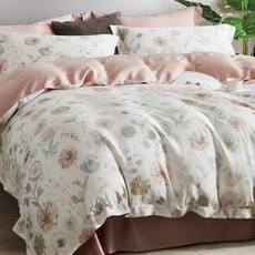 Prawear 巴麗維亞 60支天絲兩用被床包組 加大6尺, 豊收滿園