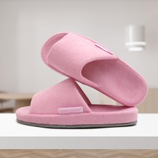 SHOELAMODE Terry Recovery室內拖鞋, 粉色, 1組