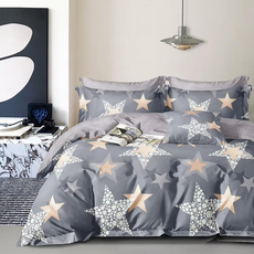 Pure One 台灣製100%純棉 雙人 床包被套枕套組