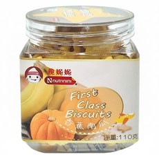 Nnutrinini 脆妮妮 頭等艙飛機餅 1歲以上, 香蕉南瓜, 110g, 1罐