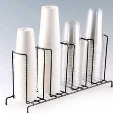 外帶杯置杯架 4格, 單一顏色, 1個