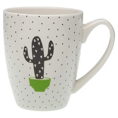 VERSA 瓷製馬克杯 仙人掌圖案 410ml, 熱帶, 1個