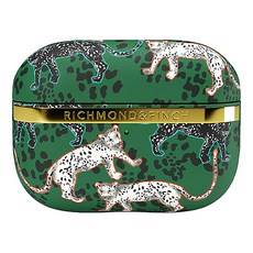RICHMOND&FINCH Airpods Pro 保護殼, 火紅獵豹 碧綠獵豹, PC聚碳酸酯材質, 1個