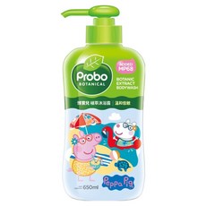 Probo 博寶兒 植萃沐浴露 佩佩豬 溫和低敏 不流淚配方, 650ml, 1瓶