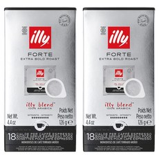 일리 엑스트라 볼드 로스트 파드 캡슐커피, 7g, 2개, 18개입 7g, 2개, 18개입