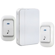 LONG PING 二對一電池式無線門鈴 B032B, 1組